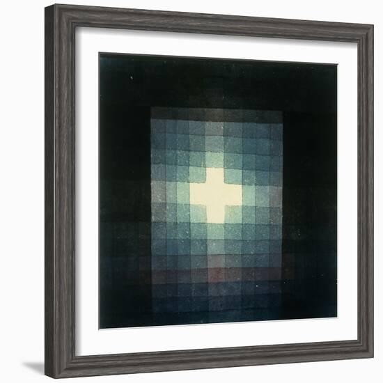 Christliches grabmahl-kreuzbild-Paul Klee-Framed Giclee Print