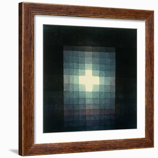 Christliches grabmahl-kreuzbild-Paul Klee-Framed Giclee Print