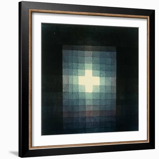 Christliches grabmahl-kreuzbild-Paul Klee-Framed Giclee Print