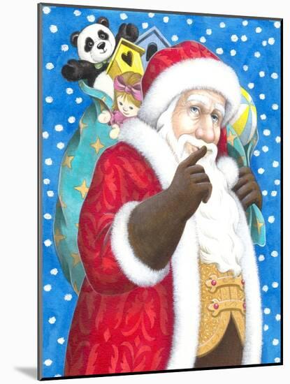 Christmas 01 Santa Claus-Veruschka Guerra-Mounted Giclee Print