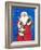 Christmas 02 Santa Claus-Veruschka Guerra-Framed Giclee Print