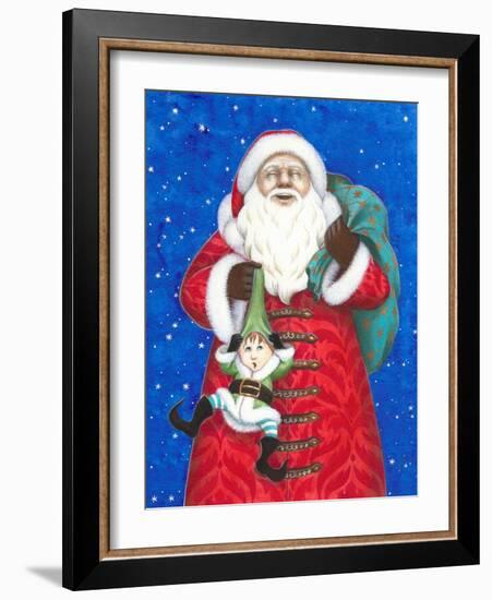 Christmas 02 Santa Claus-Veruschka Guerra-Framed Giclee Print