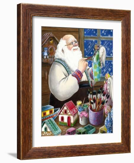 Christmas 03 Santa Claus-Veruschka Guerra-Framed Giclee Print