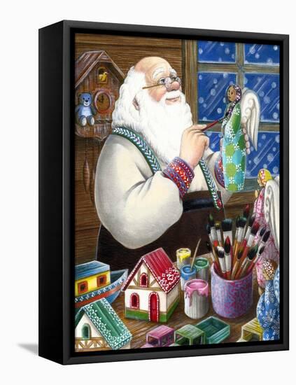 Christmas 03 Santa Claus-Veruschka Guerra-Framed Premier Image Canvas