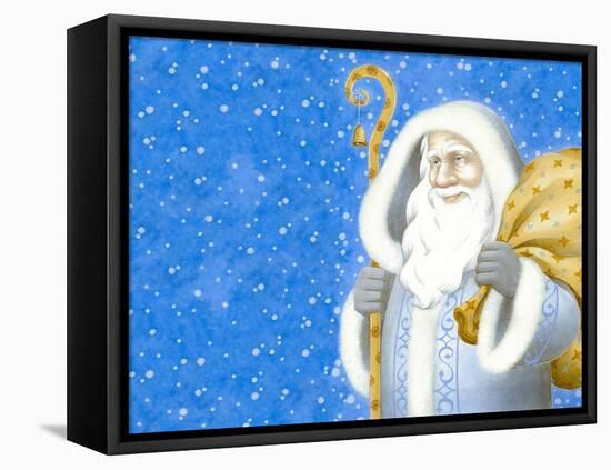 Christmas 05 Santa Claus-Veruschka Guerra-Framed Premier Image Canvas