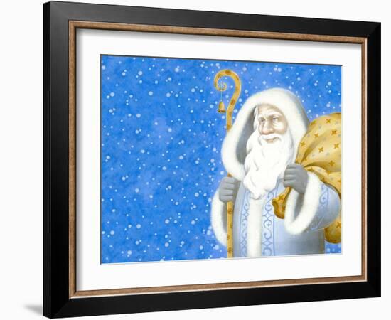 Christmas 05 Santa Claus-Veruschka Guerra-Framed Giclee Print