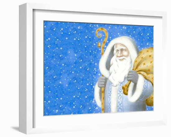 Christmas 05 Santa Claus-Veruschka Guerra-Framed Giclee Print