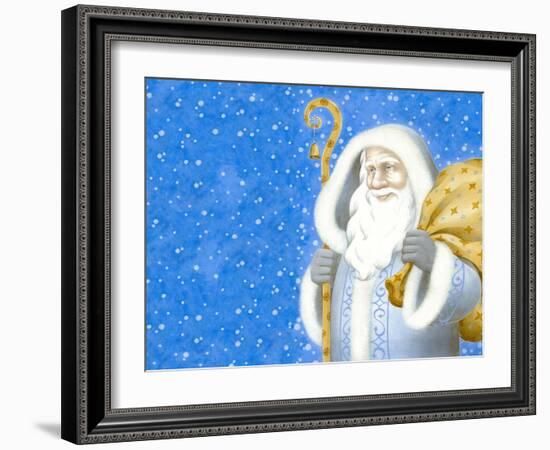 Christmas 05 Santa Claus-Veruschka Guerra-Framed Giclee Print