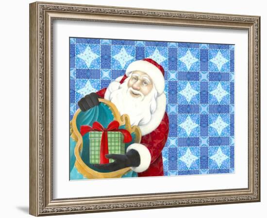 Christmas 06 Santa Claus-Veruschka Guerra-Framed Giclee Print