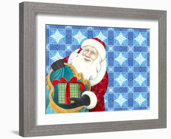 Christmas 06 Santa Claus-Veruschka Guerra-Framed Giclee Print