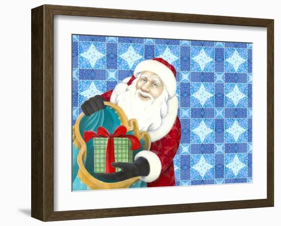 Christmas 06 Santa Claus-Veruschka Guerra-Framed Giclee Print