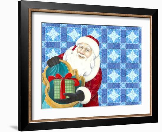 Christmas 06 Santa Claus-Veruschka Guerra-Framed Giclee Print