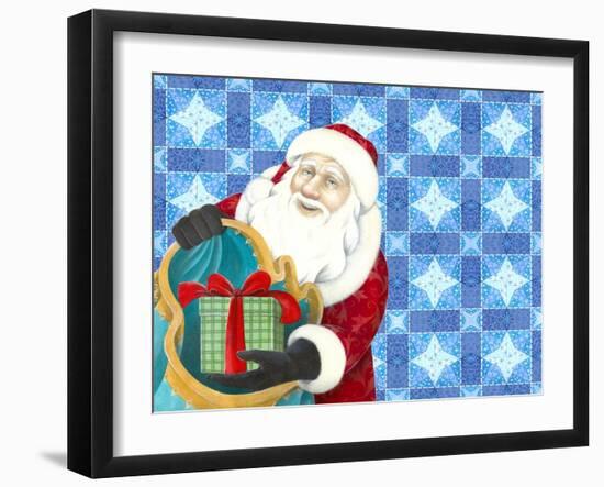 Christmas 06 Santa Claus-Veruschka Guerra-Framed Giclee Print