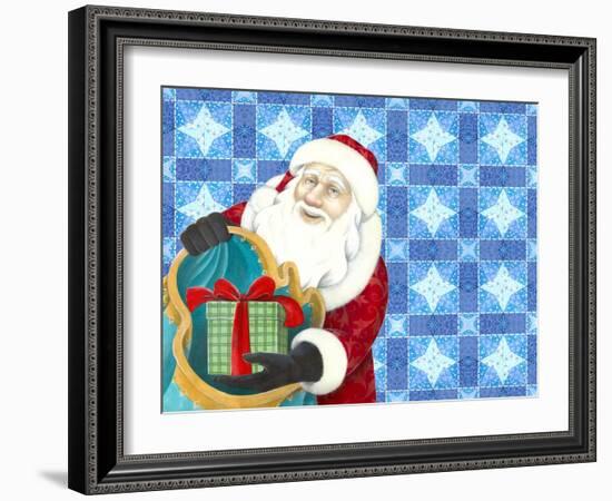 Christmas 06 Santa Claus-Veruschka Guerra-Framed Giclee Print