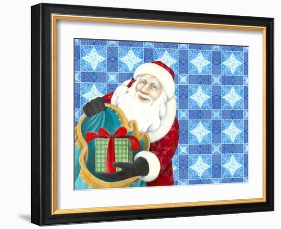 Christmas 06 Santa Claus-Veruschka Guerra-Framed Giclee Print