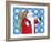 Christmas 07 Santa Claus-Veruschka Guerra-Framed Giclee Print