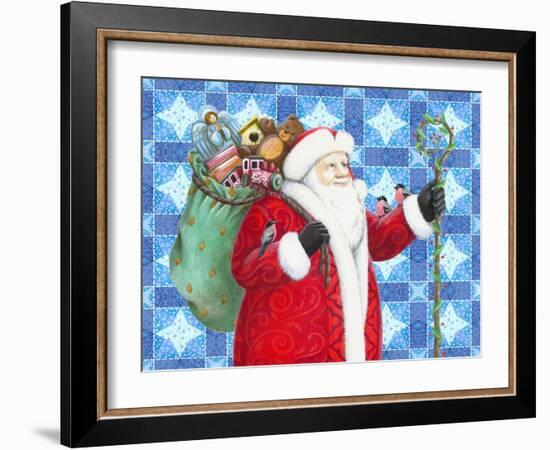 Christmas 07 Santa Claus-Veruschka Guerra-Framed Giclee Print