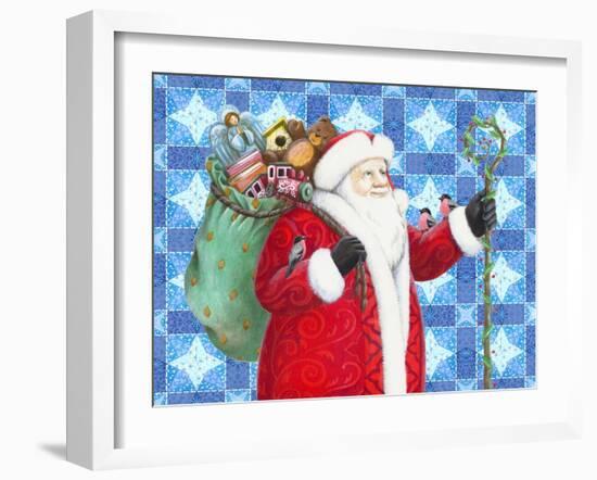 Christmas 07 Santa Claus-Veruschka Guerra-Framed Giclee Print