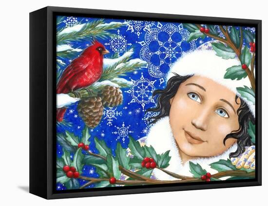 Christmas 12 Children-Veruschka Guerra-Framed Premier Image Canvas