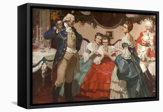 Christmas 1776-Mead Schaeffer-Framed Stretched Canvas