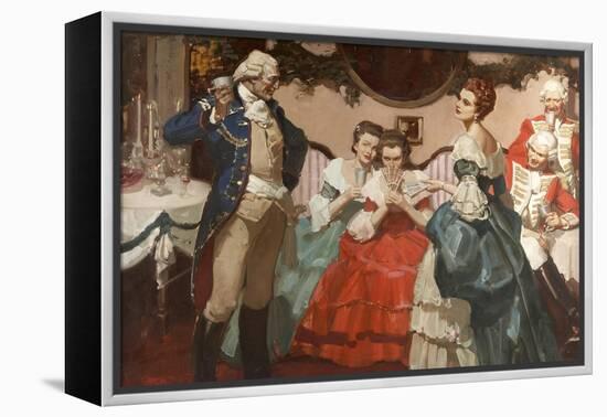 Christmas 1776-Mead Schaeffer-Framed Stretched Canvas