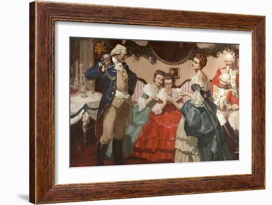 Christmas 1776-Mead Schaeffer-Framed Art Print