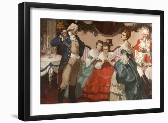 Christmas 1776-Mead Schaeffer-Framed Art Print