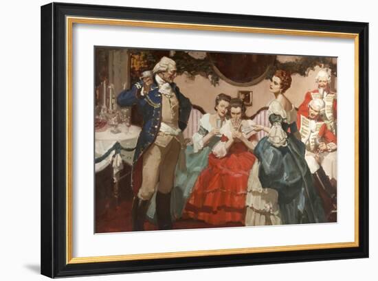 Christmas 1776-Mead Schaeffer-Framed Art Print