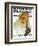 "Christmas, 1927" (King Kong Santa) Saturday Evening Post Cover, December 3,1927-Norman Rockwell-Framed Giclee Print