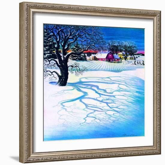 "Christmas 1947,"December 1, 1947-Francis Chase-Framed Giclee Print