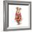 Christmas Airedale Terrier-Lanie Loreth-Framed Art Print