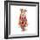 Christmas Airedale Terrier-Lanie Loreth-Framed Art Print