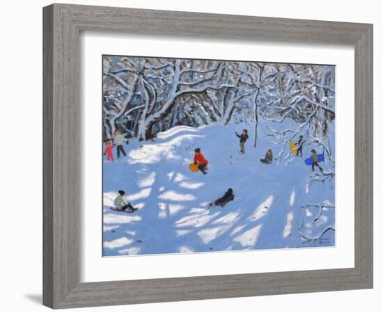 Christmas, Allestree Woods, Derby, 2017-Andrew Macara-Framed Giclee Print