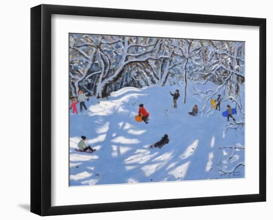 Christmas, Allestree Woods, Derby, 2017-Andrew Macara-Framed Giclee Print