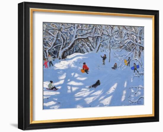 Christmas, Allestree Woods, Derby, 2017-Andrew Macara-Framed Giclee Print