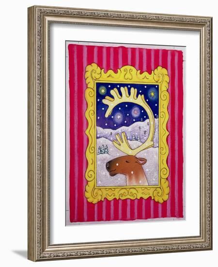 Christmas Antlers, 1996-Cathy Baxter-Framed Giclee Print