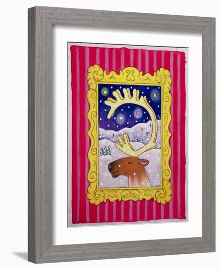 Christmas Antlers, 1996-Cathy Baxter-Framed Giclee Print