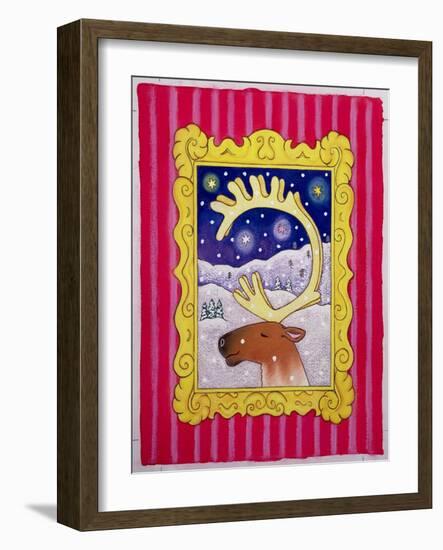 Christmas Antlers, 1996-Cathy Baxter-Framed Giclee Print