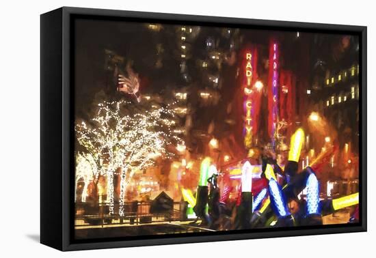 Christmas at Radio City Music Hall-Philippe Hugonnard-Framed Premier Image Canvas