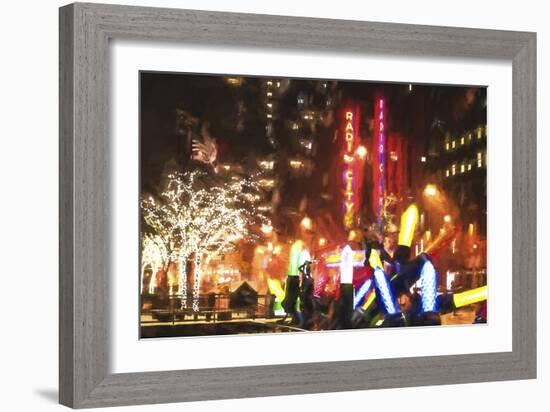 Christmas at Radio City Music Hall-Philippe Hugonnard-Framed Giclee Print