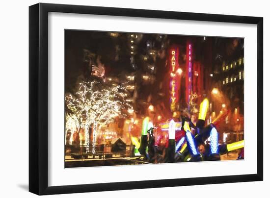 Christmas at Radio City Music Hall-Philippe Hugonnard-Framed Giclee Print