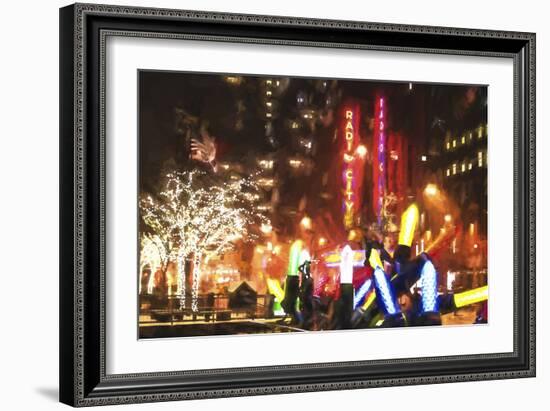 Christmas at Radio City Music Hall-Philippe Hugonnard-Framed Giclee Print