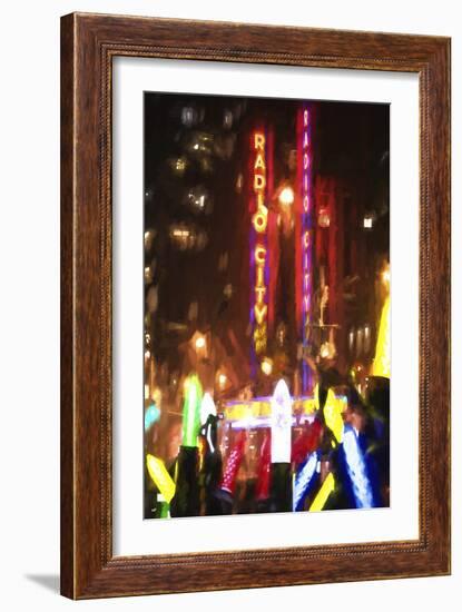 Christmas at Radio City-Philippe Hugonnard-Framed Giclee Print