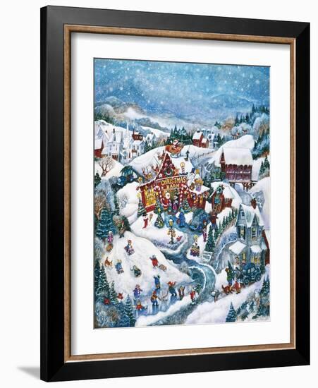 Christmas Barn-Bill Bell-Framed Giclee Print