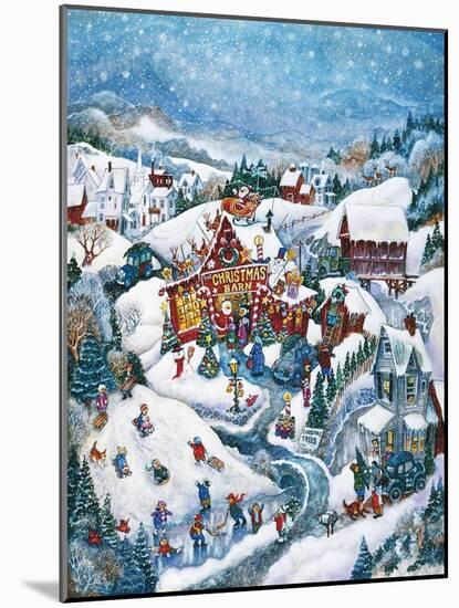 Christmas Barn-Bill Bell-Mounted Giclee Print