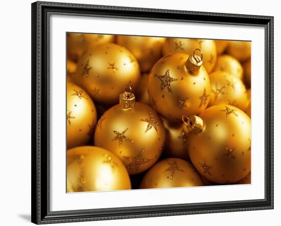 Christmas baubles-null-Framed Photographic Print