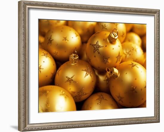 Christmas baubles-null-Framed Photographic Print