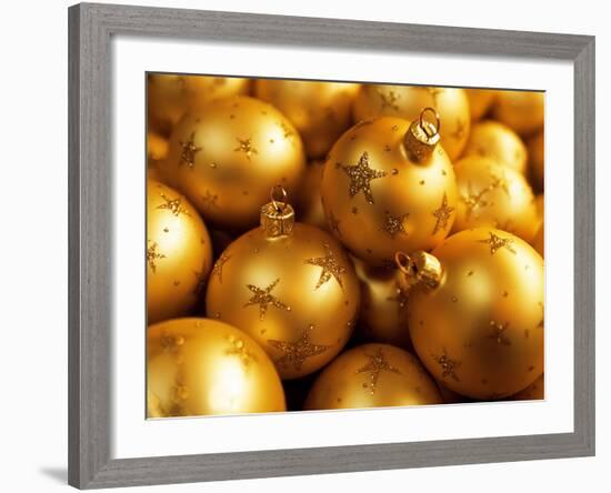 Christmas baubles-null-Framed Photographic Print