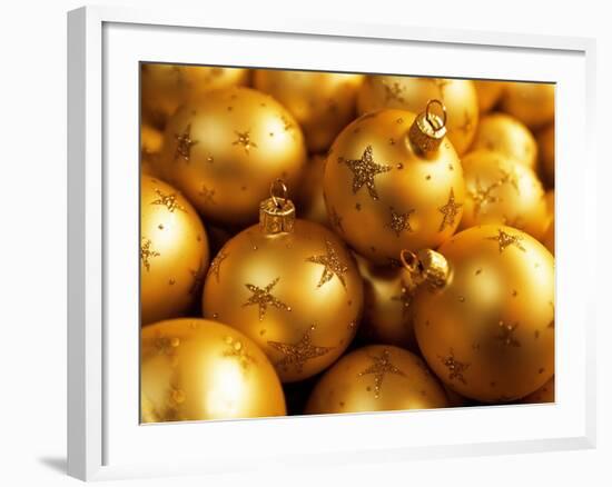 Christmas baubles-null-Framed Photographic Print