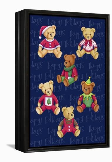Christmas Bears-Kimura Designs-Framed Premier Image Canvas